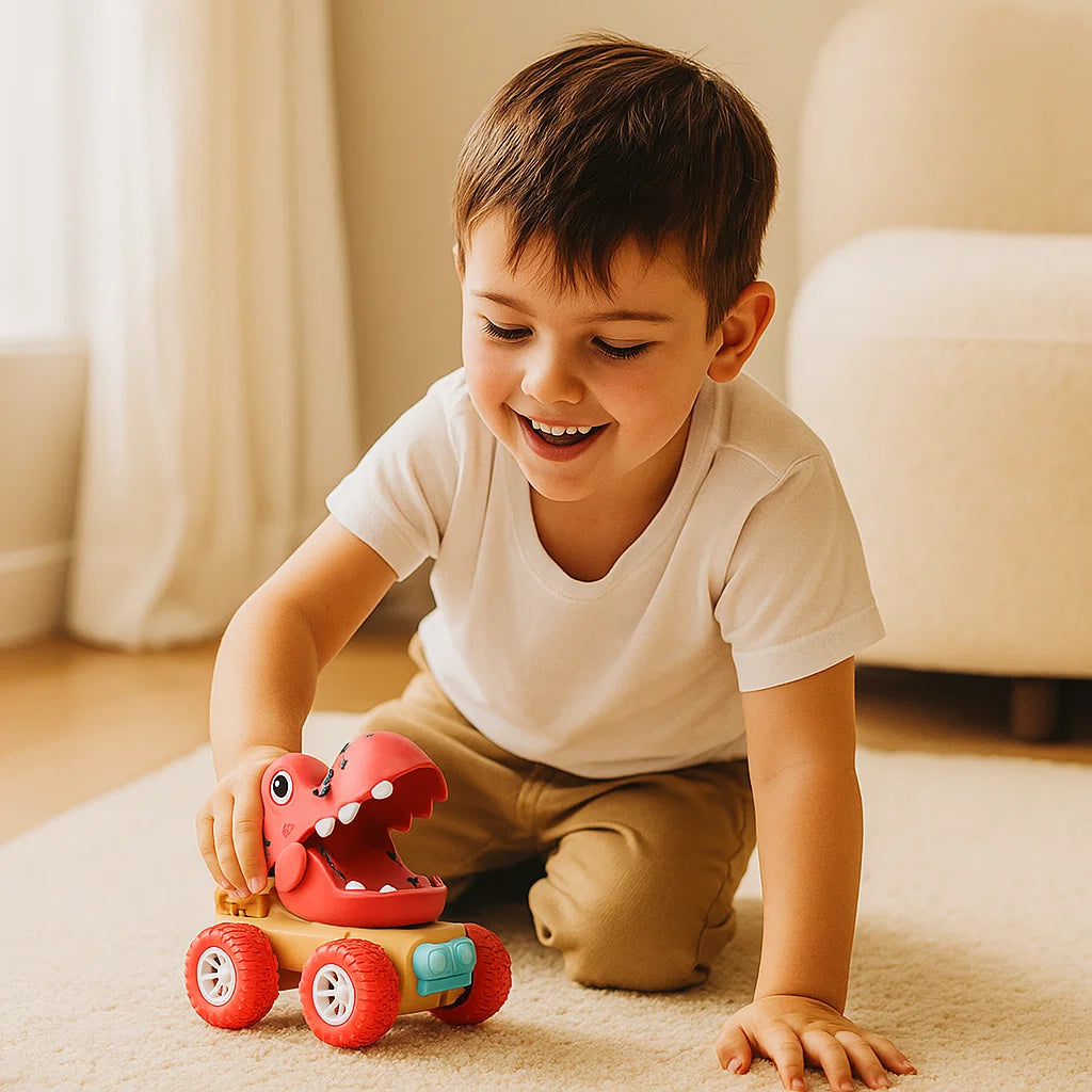 BowLift | PUSH & DRIVE DINO MONSTER TRUCKS