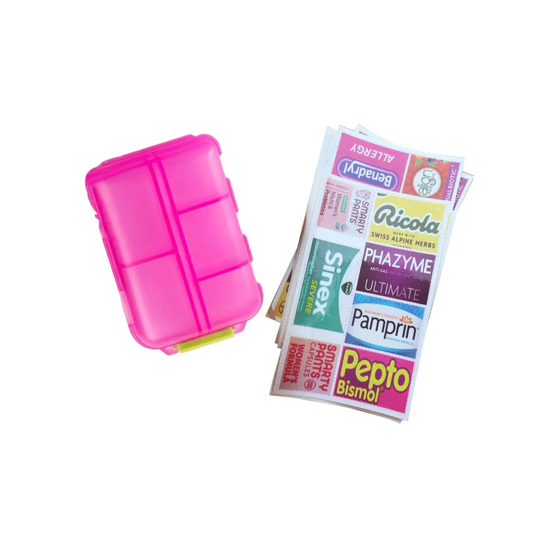BowLift | Portable Pill Organizer with Labels