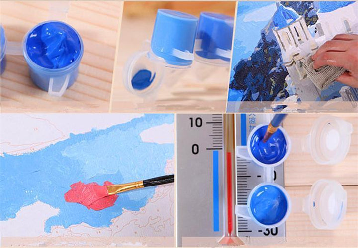 Fireworks on the Lake - Van-Go Paint-By-Number Kit | Bowlift