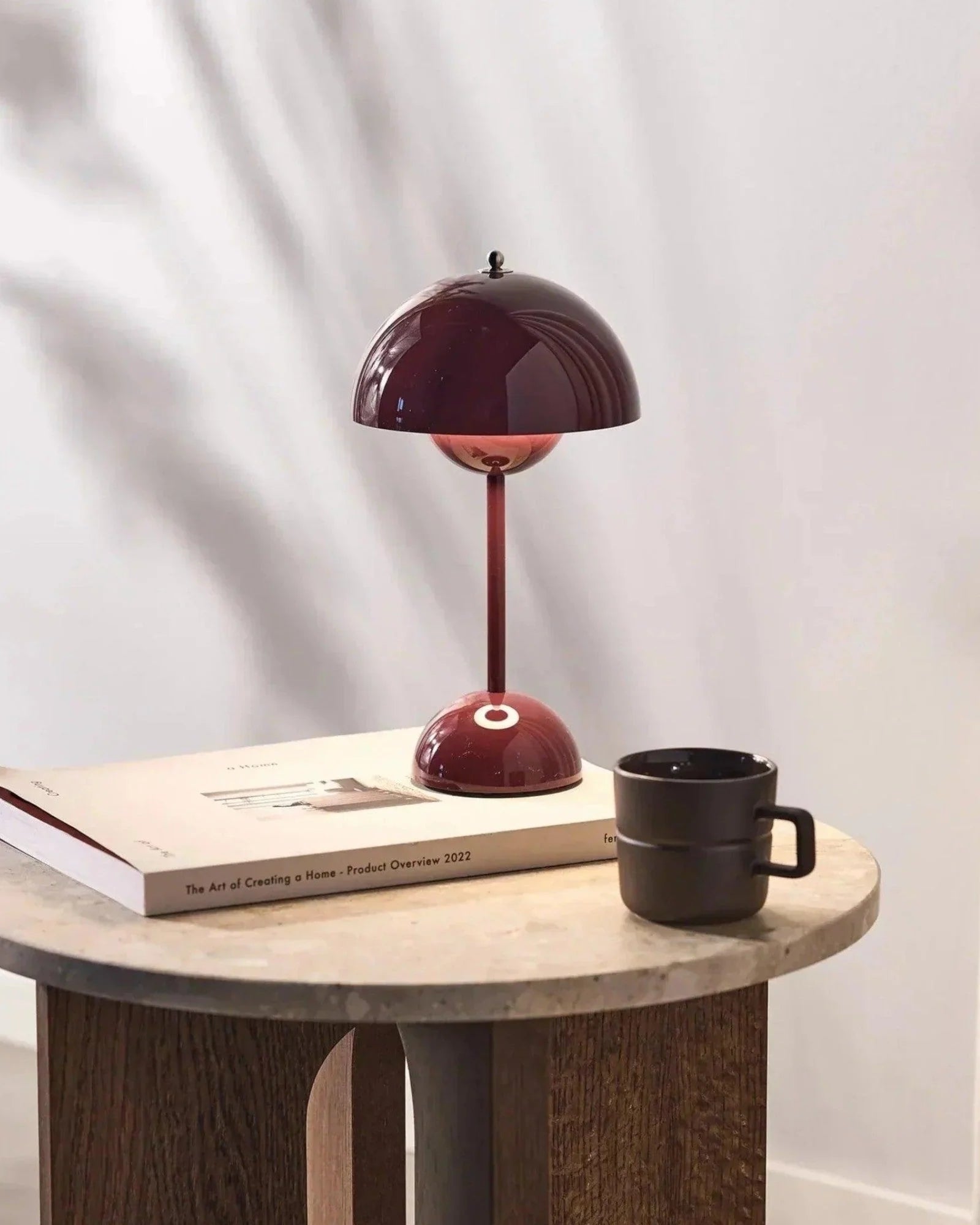 BowLift | NordLight – LED Table Lamp Scandinavian Design, dimmable and sustainable in metal