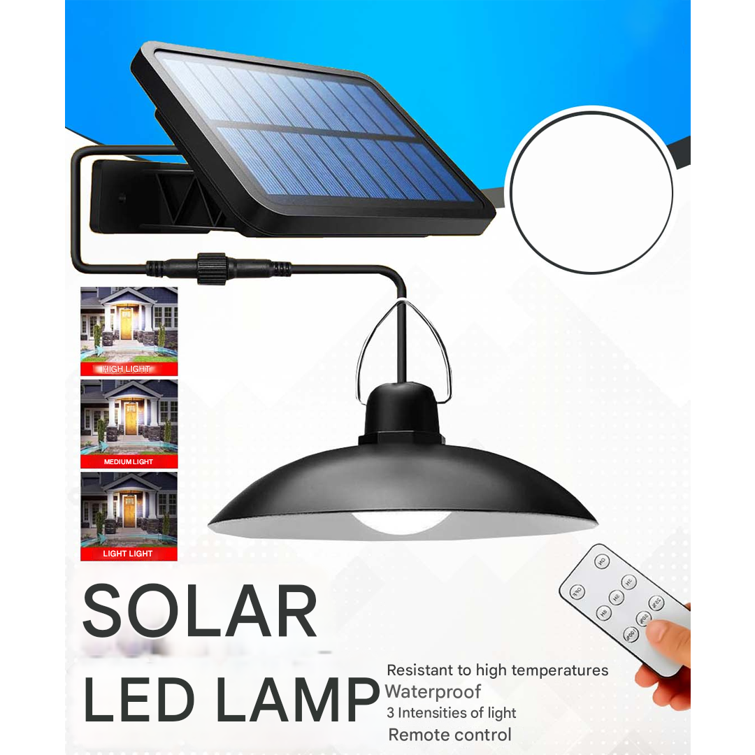 SolarDuo LED Lamp Set on Solar Energy with Remote Control | Bowlift