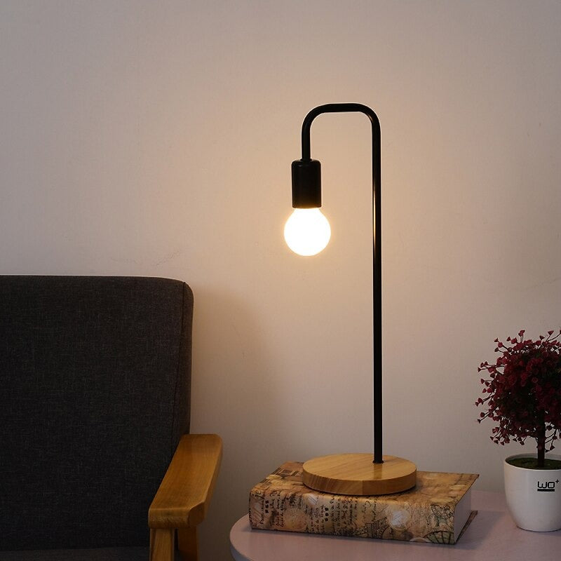 Elegant Metal Table Lamp Bowlift