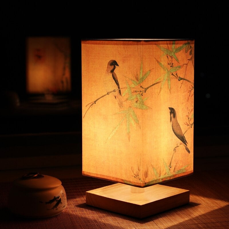 BowLift | Vintage Japanese Table Lamp – Perfect for Creating a Soothing Bedroom Mood