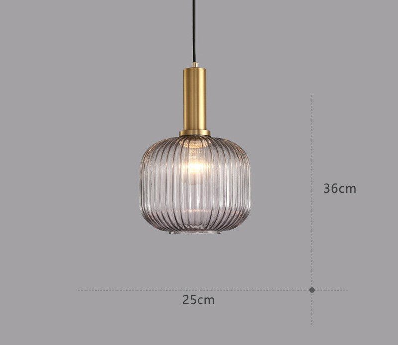 BowLift | Retro Glass Pendant Lamp - ColorVibe