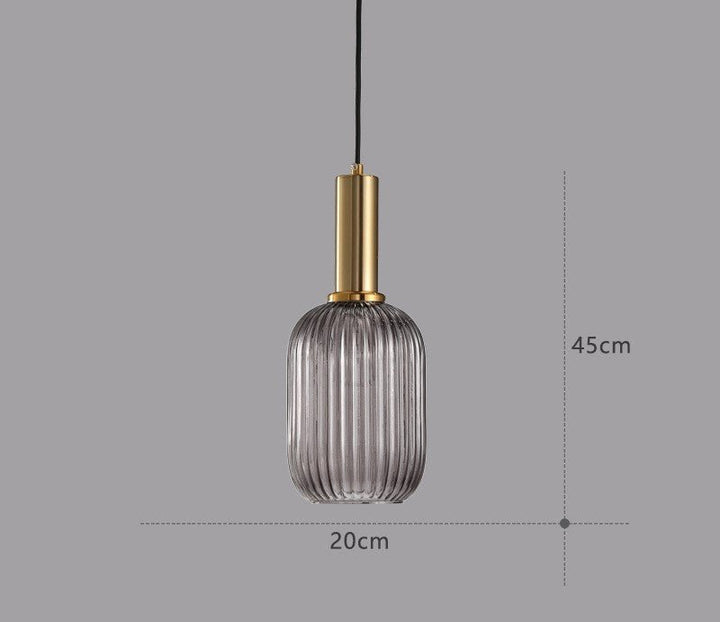 BowLift | Retro Glass Pendant Lamp - ColorVibe