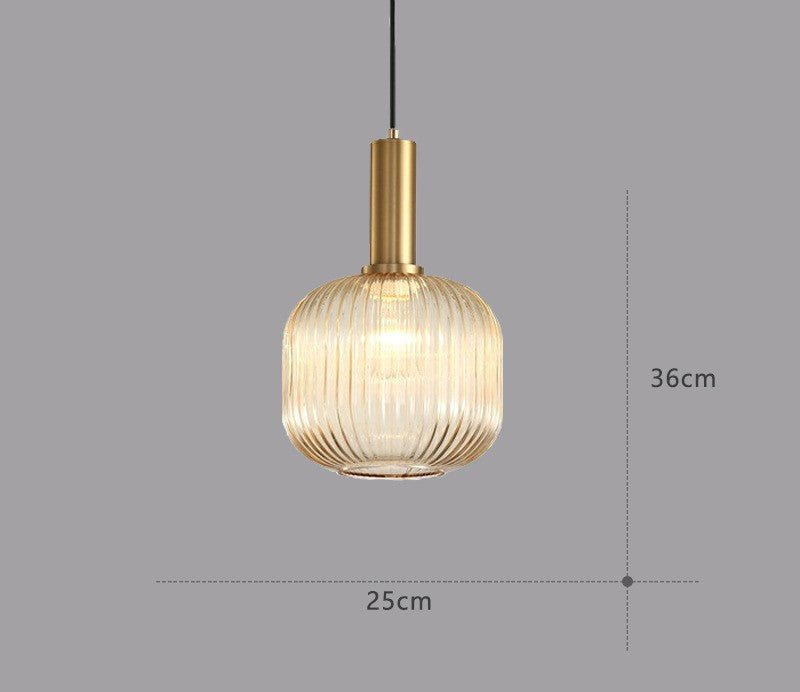 BowLift | Retro Glass Pendant Lamp - ColorVibe