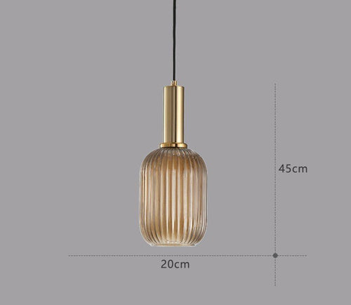 BowLift | Retro Glass Pendant Lamp - ColorVibe