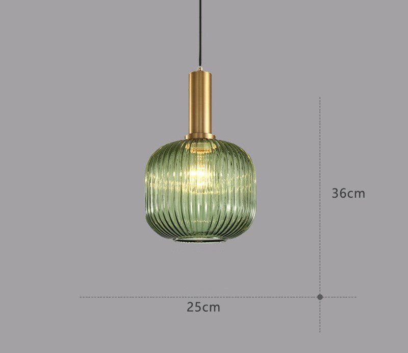 BowLift | Retro Glass Pendant Lamp - ColorVibe
