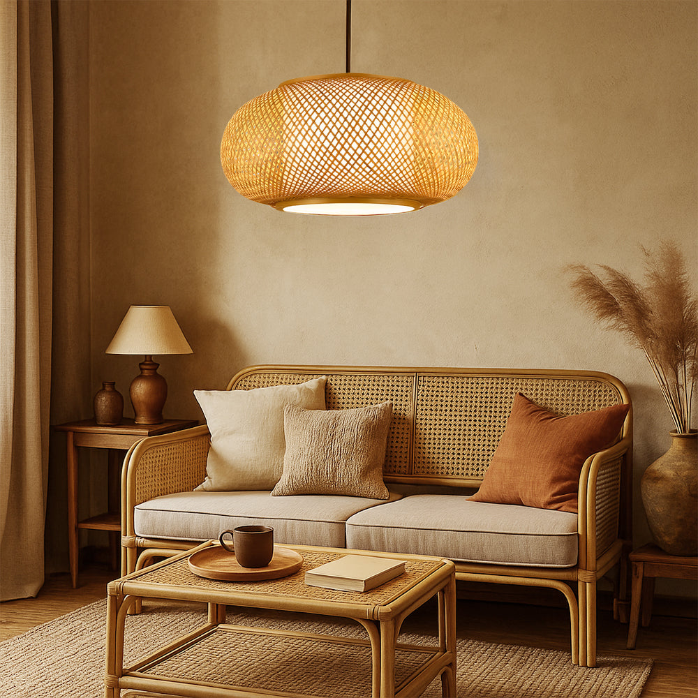 BowLift | Bamboo Pendant Lamp with Natural Design