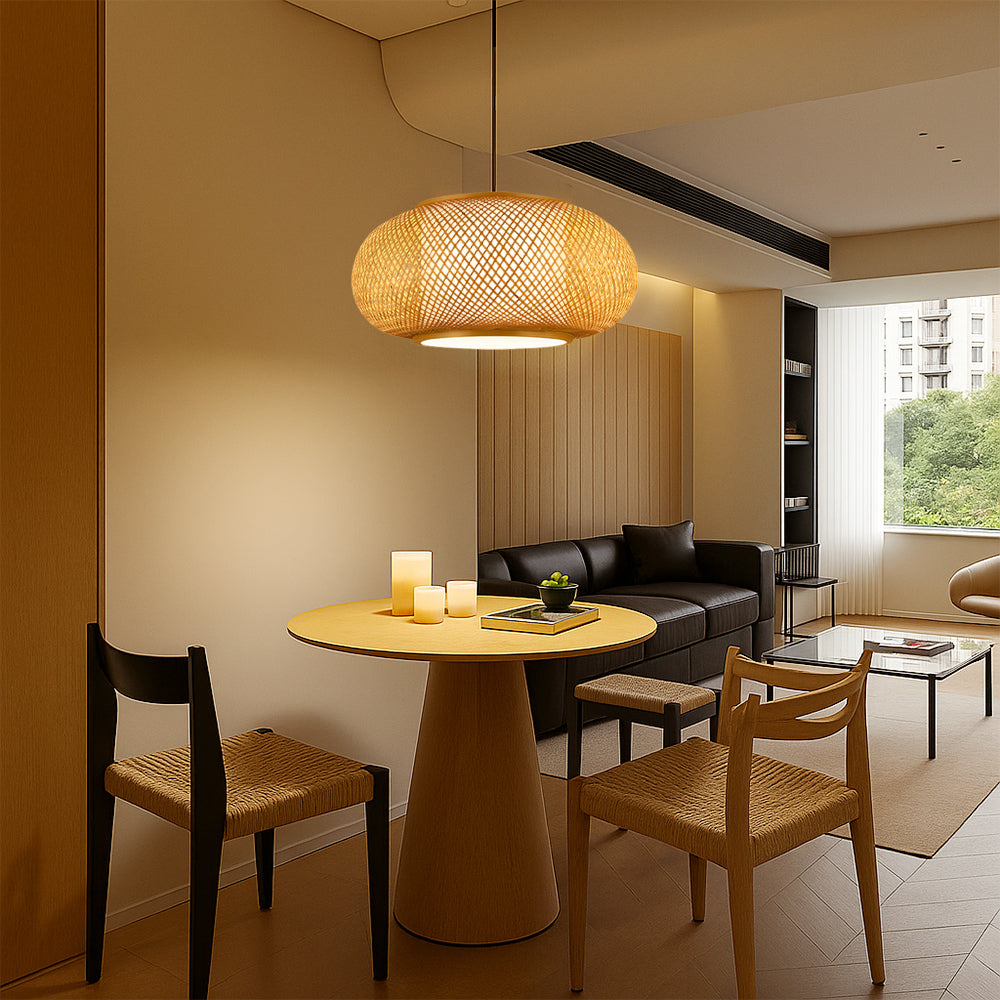 BowLift | Bamboo Pendant Lamp with Natural Design