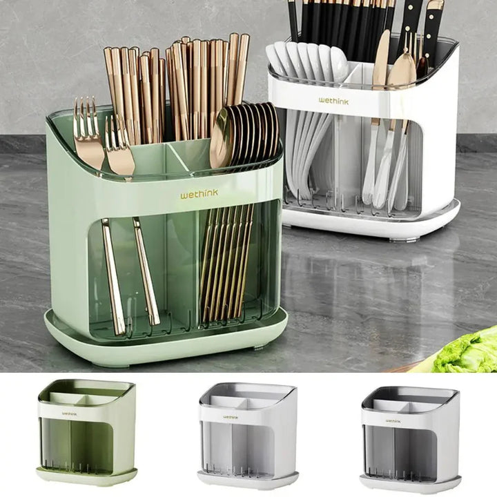 Large Capacity Utensils Holder Kitchen Tableware Storage Holder | Bowlift