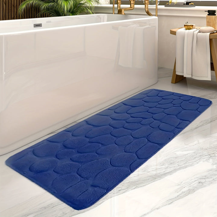 BowLift | Large Striped Bath Mat - Aurora