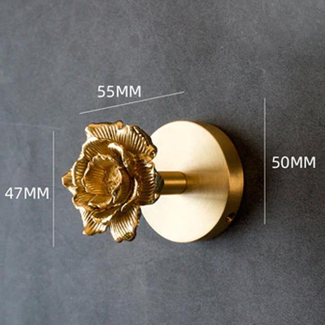Golden Brass Wall Hooks – Handmade Animal Designs for Stylish Wall Decoration | Bowlift