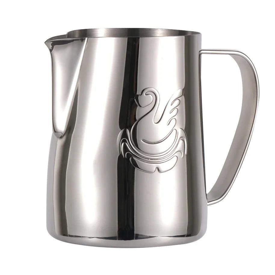 Latte Art Milk Jug Swan Spout Espresso Frothing Stainless steel Pitcher | Bowlift