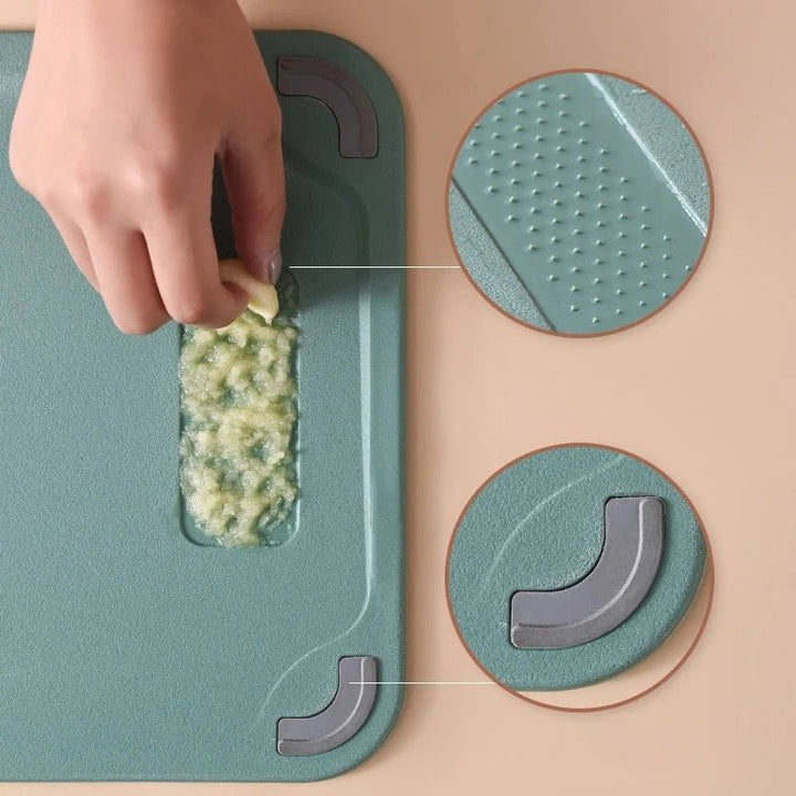 BowLift | Lattea – Double Sided Stainless Steel Cutting Board with Non-Stick Surface