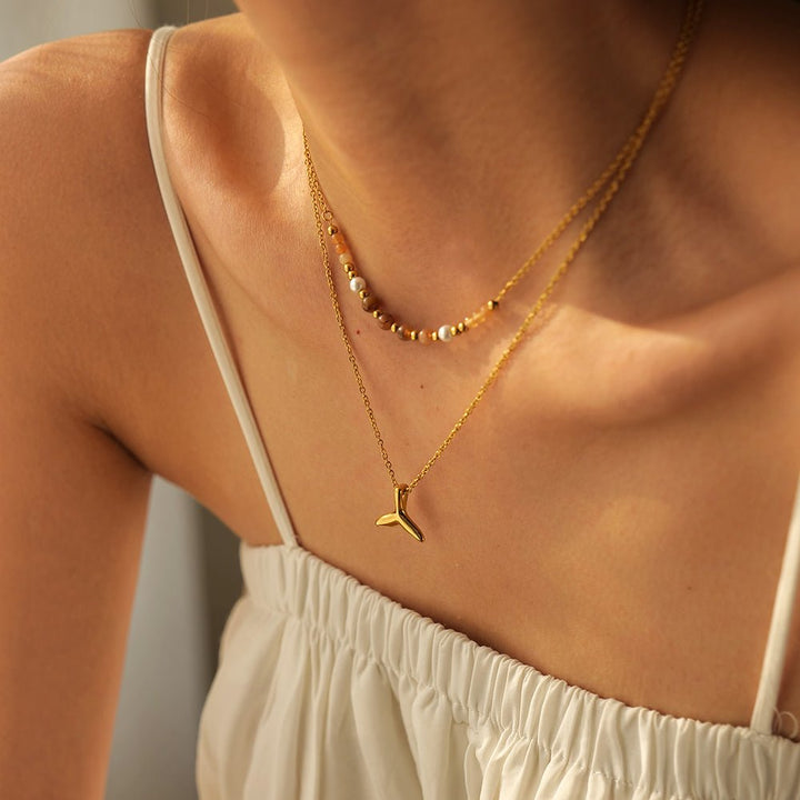 BowLift | Layered Natures Whale Lux Necklaces