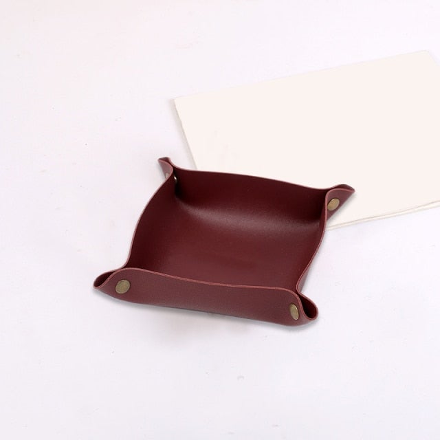 BowLift | Leather Storage Tray