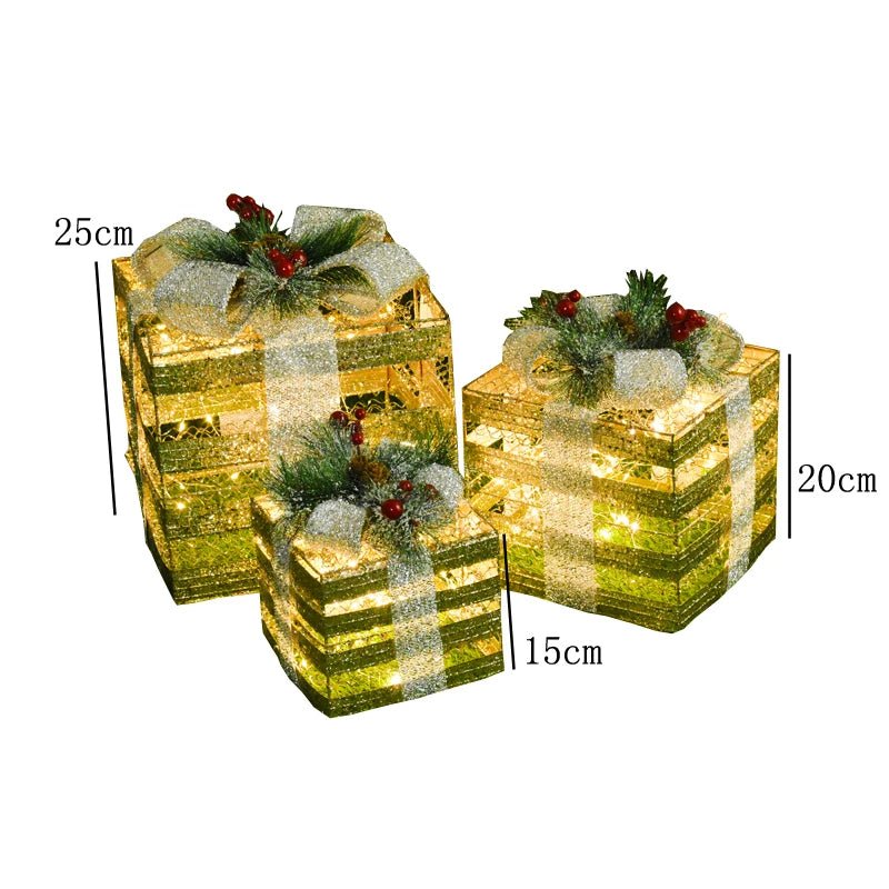 BowLift | LED Christmas Christmas Tree, Snowman or Gift Box Decoration – Snowman & Fawn Tree Decorations, Perfect Holiday Ornaments & New Year Gifts