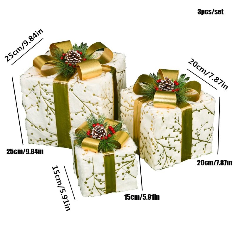 BowLift | LED Christmas Christmas Tree, Snowman or Gift Box Decoration – Snowman & Fawn Tree Decorations, Perfect Holiday Ornaments & New Year Gifts