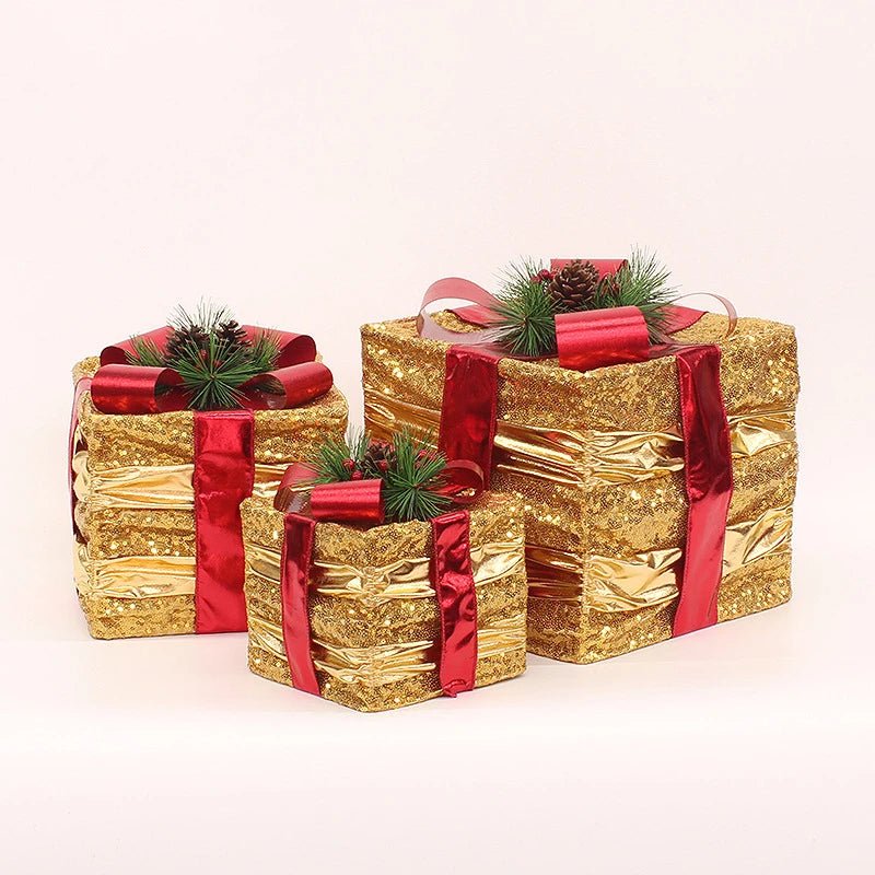 BowLift | LED Christmas Christmas Tree, Snowman or Gift Box Decoration – Snowman & Fawn Tree Decorations, Perfect Holiday Ornaments & New Year Gifts