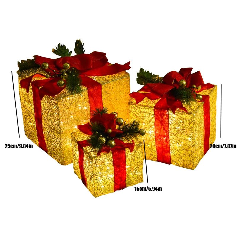 BowLift | LED Christmas Christmas Tree, Snowman or Gift Box Decoration – Snowman & Fawn Tree Decorations, Perfect Holiday Ornaments & New Year Gifts