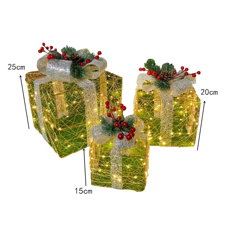 BowLift | LED Christmas Christmas Tree, Snowman or Gift Box Decoration – Snowman & Fawn Tree Decorations, Perfect Holiday Ornaments & New Year Gifts