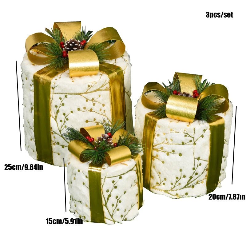 BowLift | LED Christmas Christmas Tree, Snowman or Gift Box Decoration – Snowman & Fawn Tree Decorations, Perfect Holiday Ornaments & New Year Gifts