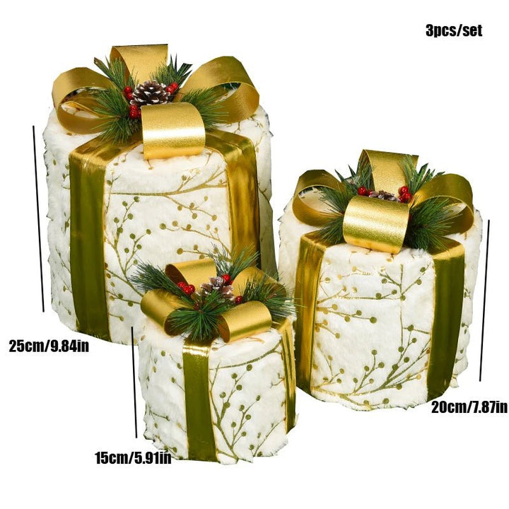 BowLift | LED Christmas Christmas Tree, Snowman or Gift Box Decoration – Snowman & Fawn Tree Decorations, Perfect Holiday Ornaments & New Year Gifts