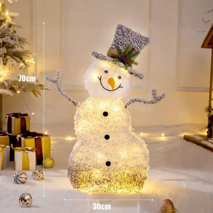 BowLift | LED Christmas Christmas Tree, Snowman or Gift Box Decoration – Snowman & Fawn Tree Decorations, Perfect Holiday Ornaments & New Year Gifts
