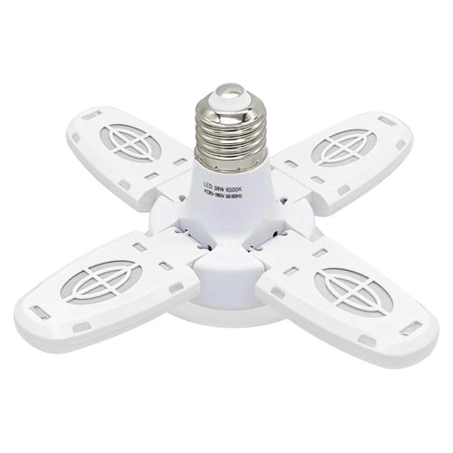 BowLift | LED dimmable ceiling lights for the garage with 4 adjustable panels