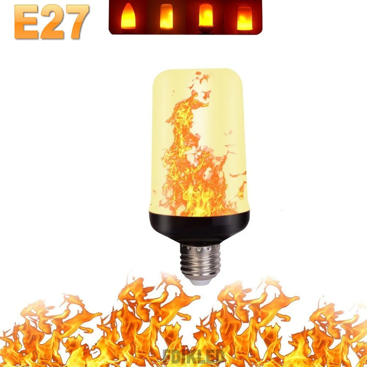 BowLift | LED FLAME LIGHT PARTY LAMP - 4 MODES SIMULATING FIRE