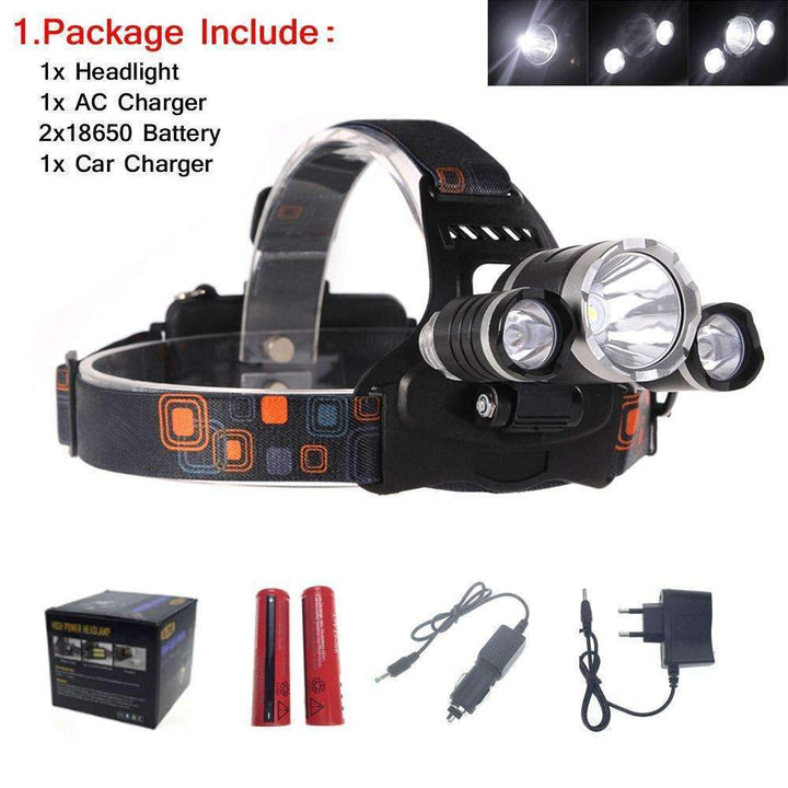 BowLift | Linterna frontal 13000LM LED Headlamp