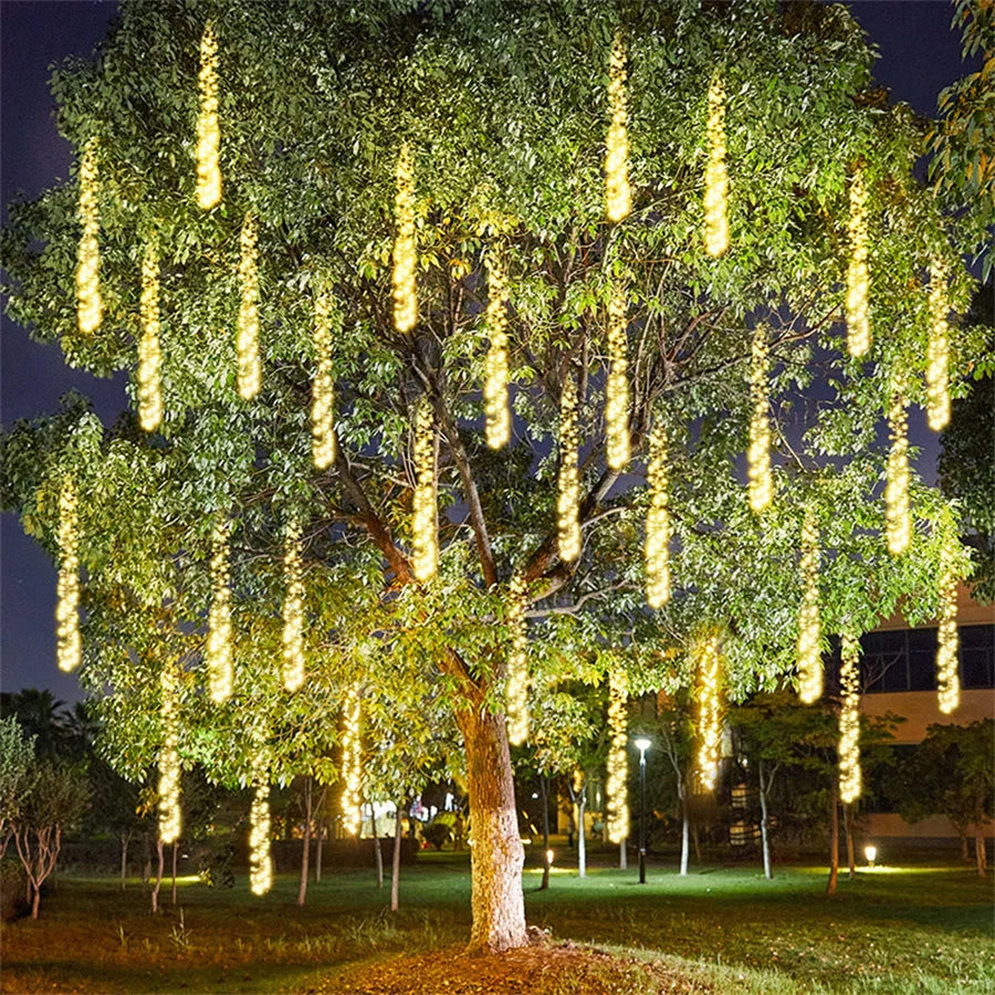 BowLift | LED Meteor Shower Outdoor Lighting – Lumi