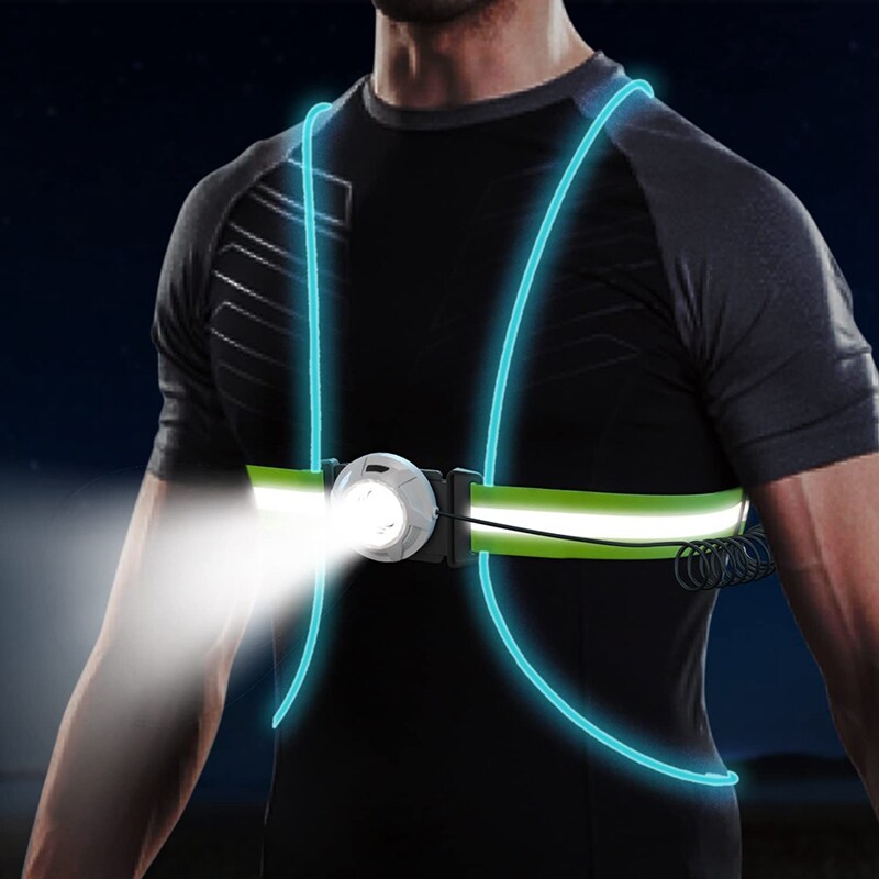 BowLift | LED Safety Vest for Running - ReflectSafe