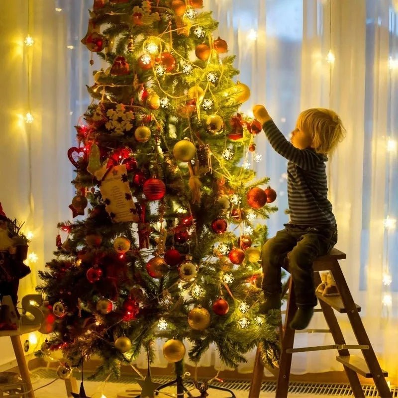 BowLift | LED Snowflake Lights - String Garland  Christmas Lights