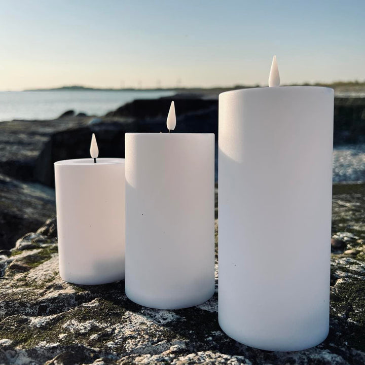 BowLift | Outdoor LED Flameless Pillar Candle Set
