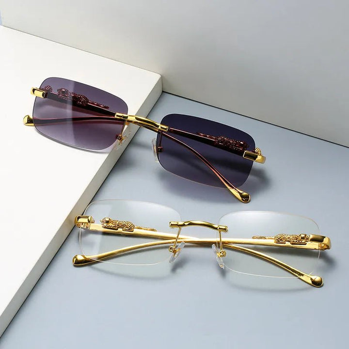 BowLift | LEOPARDVIEW – Stylish Rimless Sunglasses with UV400 Protection