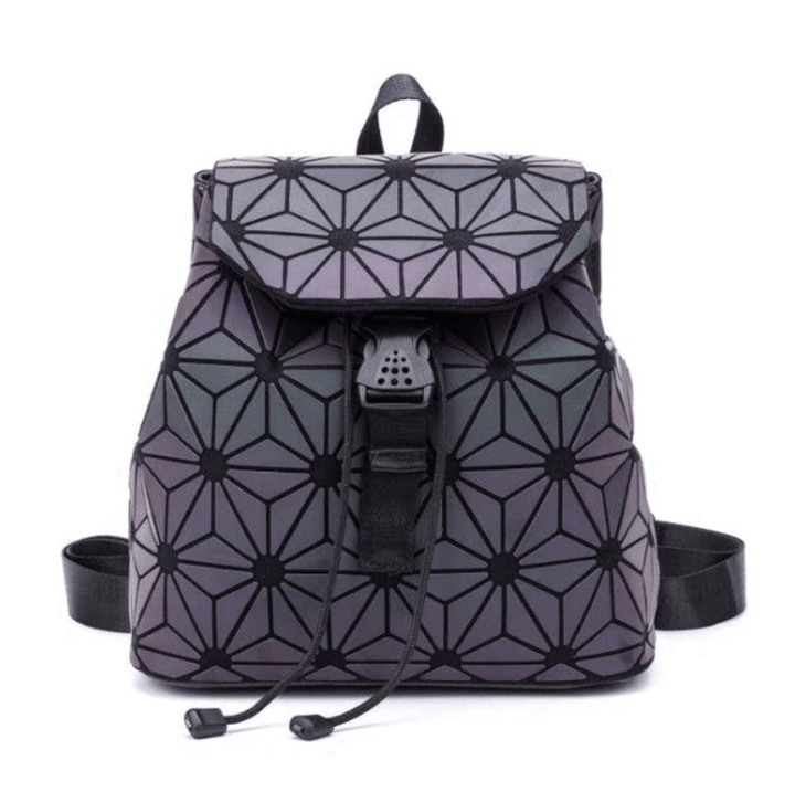 Reflective Colour-Changing Geometric Backpack for Women | Bowlift