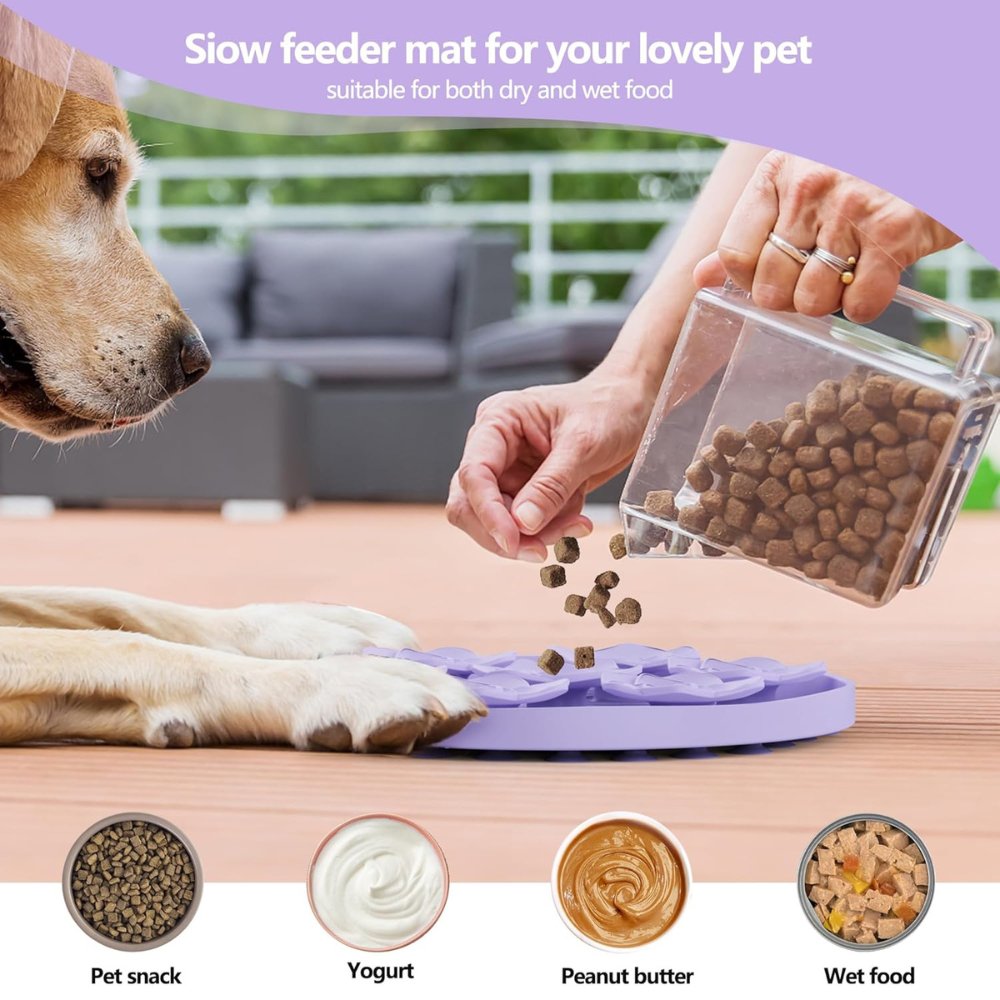 LickMat • Dog Feeding Bowl Slow - Dog Feeding Bowl Slow - BowLift