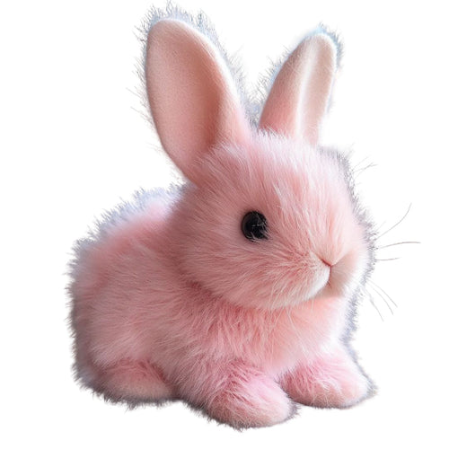 BowLift | Soft Plush Bunny Pattern with Realistic Details