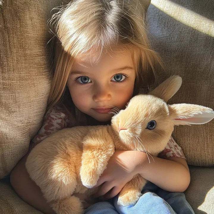 BowLift | Soft Plush Bunny Pattern with Realistic Details