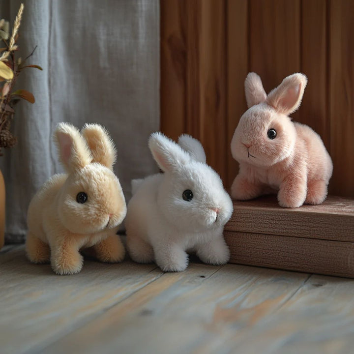 BowLift | Soft Plush Bunny Pattern with Realistic Details