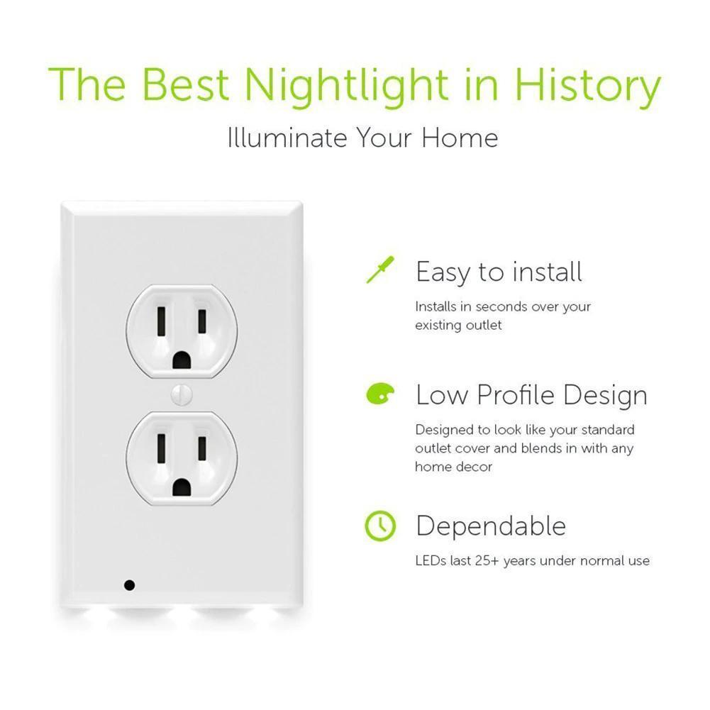 BowLift | Automatic Nightlight Outlet Cover