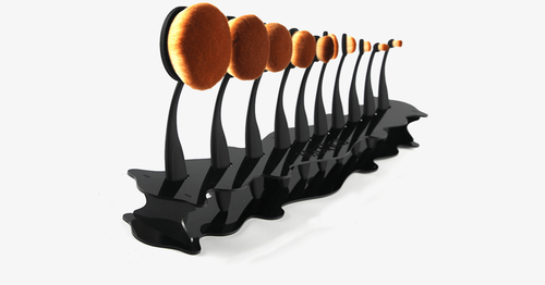 BowLift | Useful Oval Brush Set Holder – Keep Your Makeup Brushes Organized