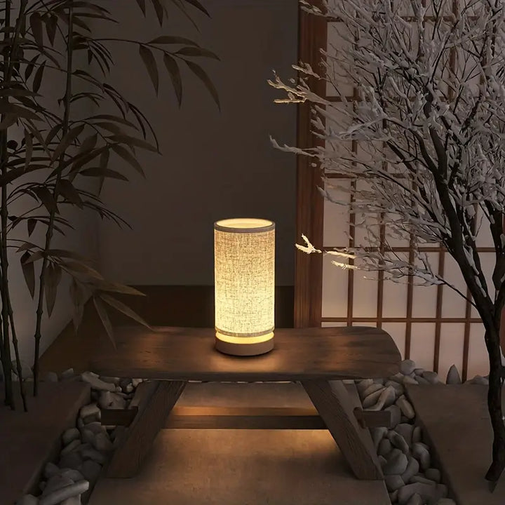 BowLift | Linen-Look Night Lamp - LinoGlow