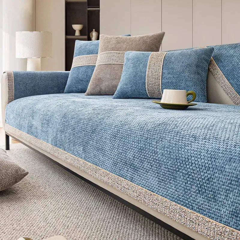 BowLift | LinenLux Sofa Cover – Elegant Linen Look Protection for Clean and Stylish Living Rooms