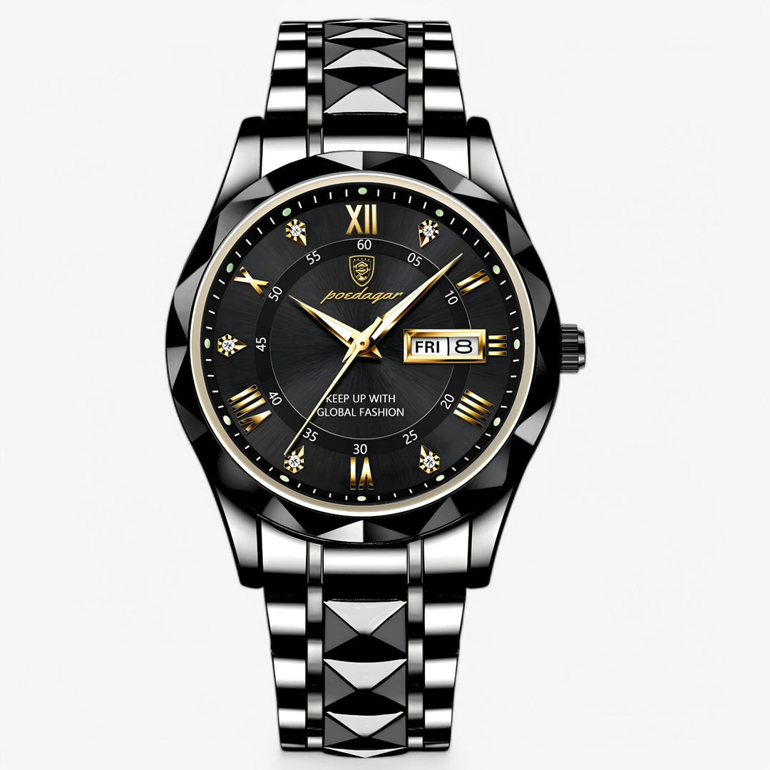 Men's Automatic Watch Classic Leather Band 40mm | Bowlift