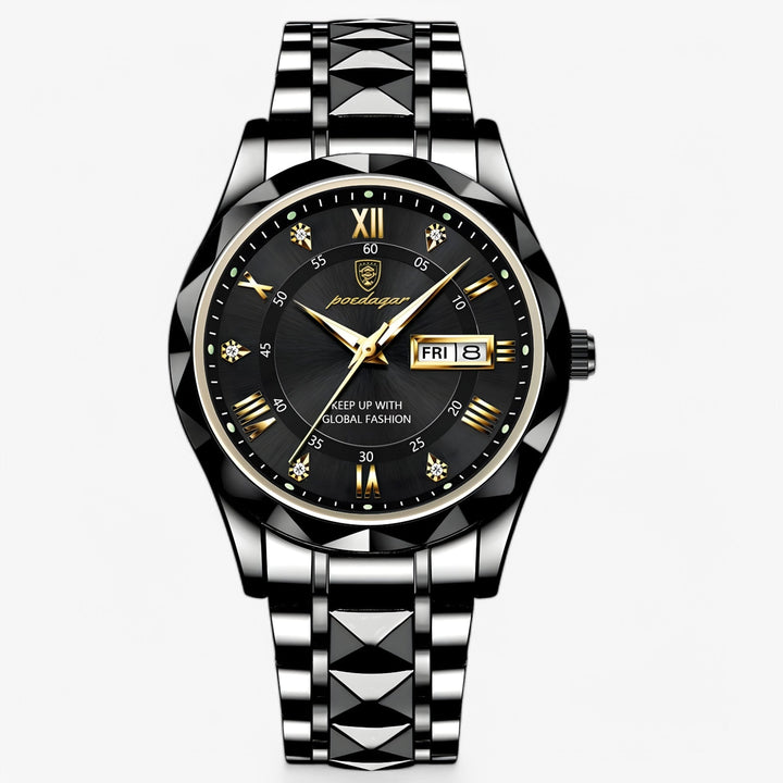 Men's Automatic Watch Classic Leather Band 40mm | Bowlift
