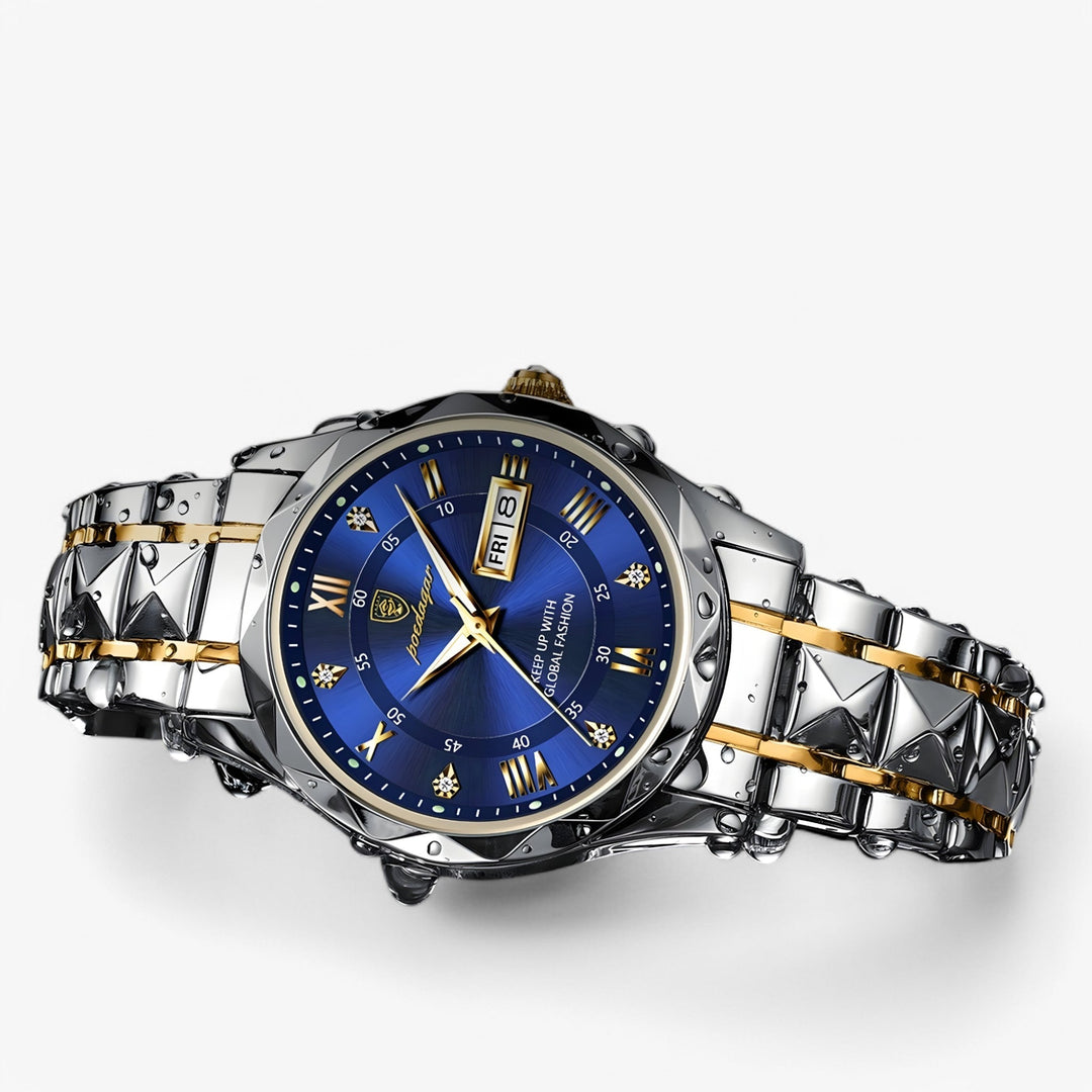 Men's Automatic Watch Classic Leather Band 40mm | Bowlift
