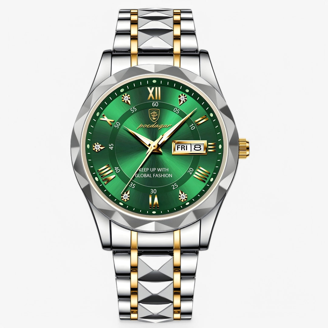 Men's Automatic Watch Classic Leather Band 40mm | Bowlift